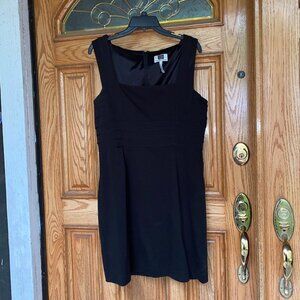Laundry By Design - Black Square Neck Sheath Dress